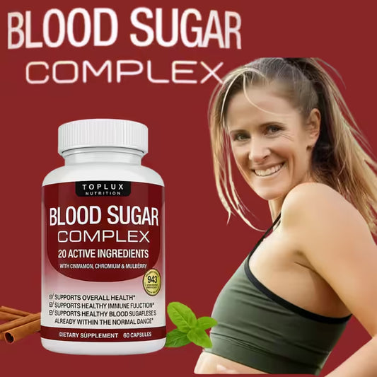 BLOOD SUGAR COMPLEX: DOMINA TUS NIVELES, RECUPERA TU FUERZA.