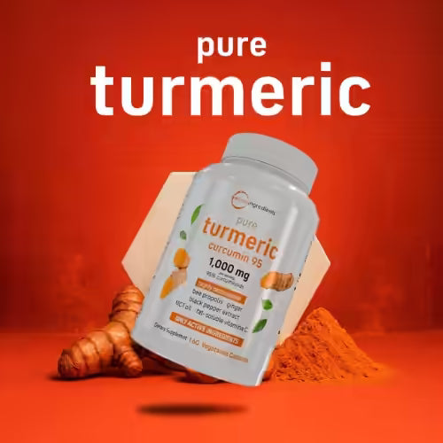 TURMERIC CURCUMIN CÁPSULAS. RECUPERACIÓN MUSCULAR Y ARTICULAR NATURAL.